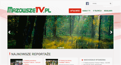 Desktop Screenshot of mazowszetv.pl